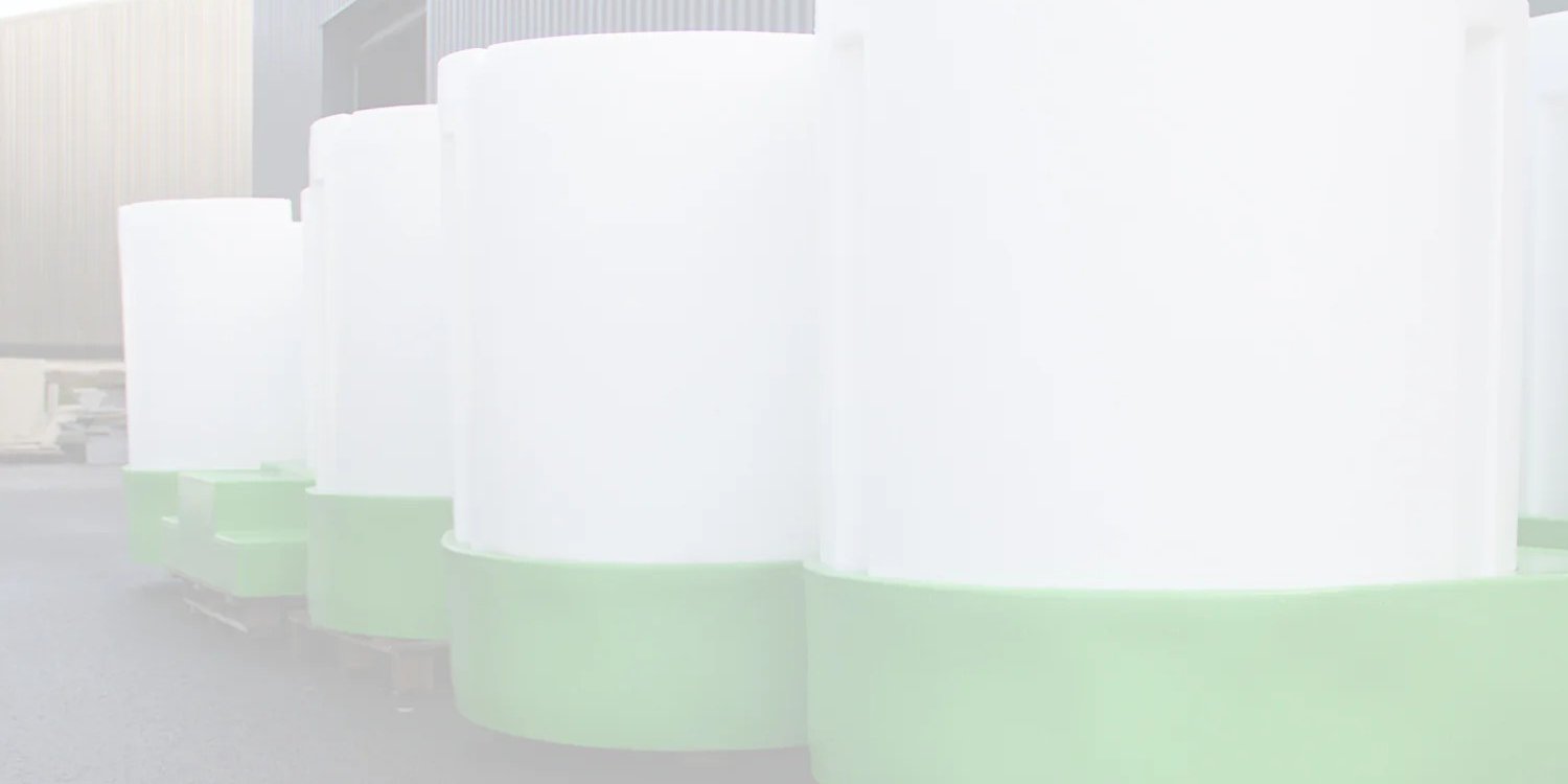 industrial water treatment mixing tanks and storage tanks