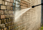 removing graffiti from a wall having been painted with our graffiti removal products