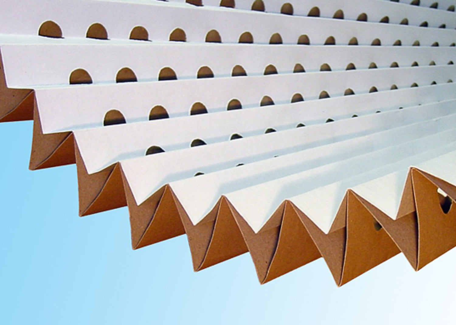 pleated spray booth filter for paint and glue collection