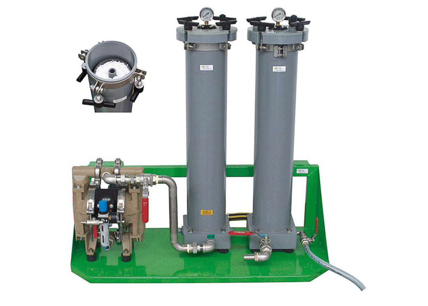 degreasing solution can be kept clean so reduce running cost of pre-treatment systems