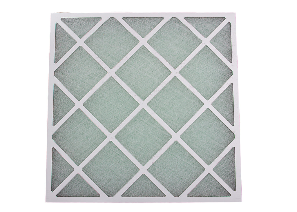 reverse side of our glass fibre panel filter