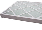 panel filter photo showing the cardboard frame