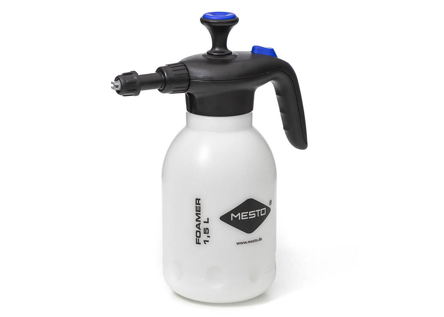 hand held sprayer for foaming cleaning solutions