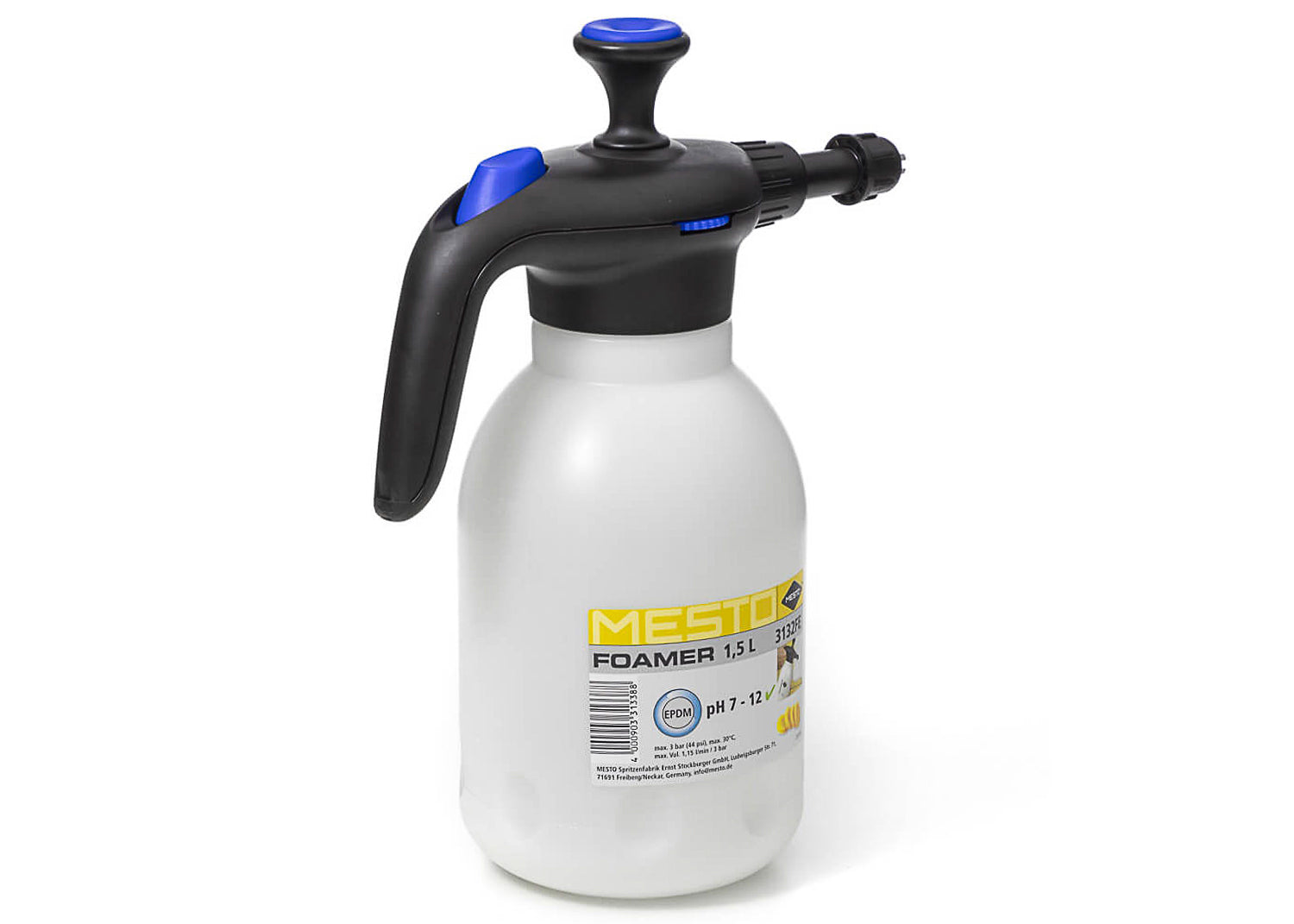 photo showing the pressure release trigger for our foaming hand sprayer