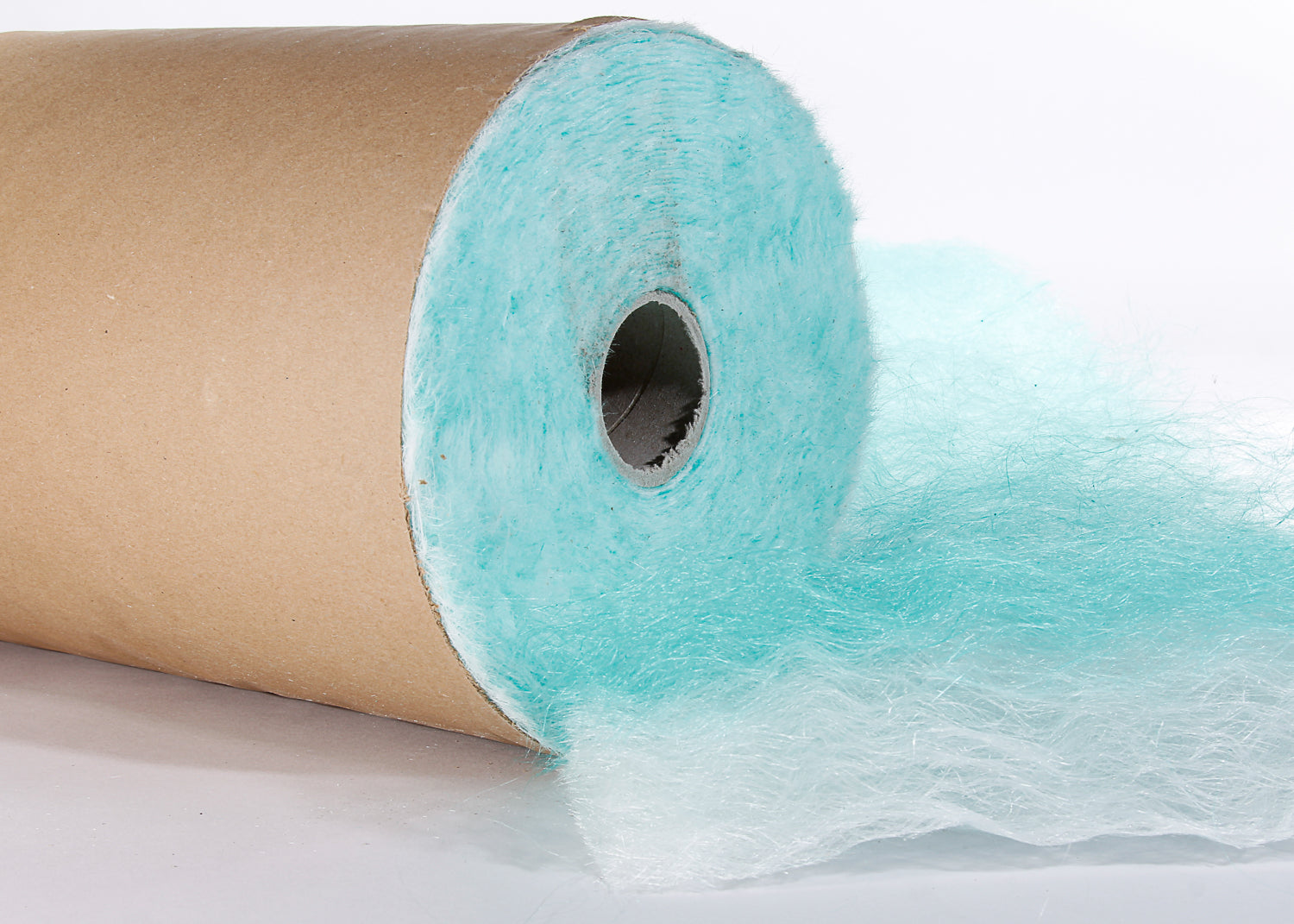 photo showing a roll of our fibreglass paint filter and dust arrestor, Profibre