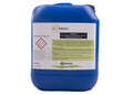 photo of coagulant for spray booth water, spray booth additive liquid container