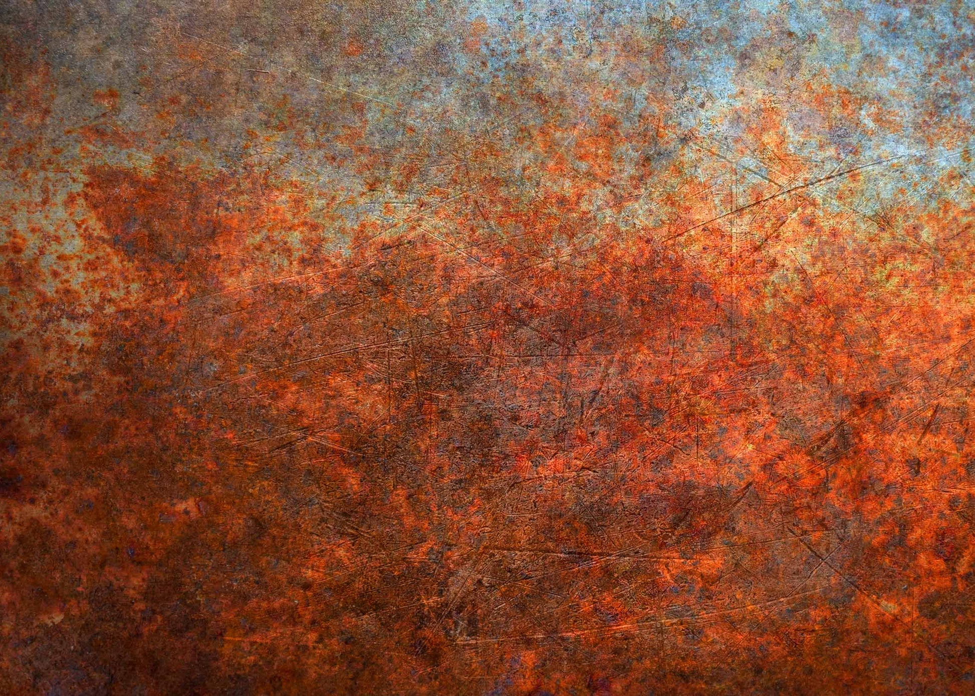 photo showing rust on a metal surface which can be removed with our product netphos 50 gel