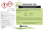 product label for our passivation chemical that will passivate metal after stripping and other treatments