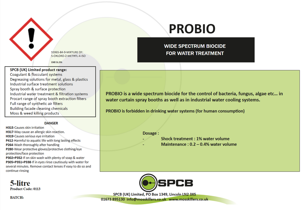 Biocide - Ensure your Industrial Water is free from Harmful Bacteria – SPCB
