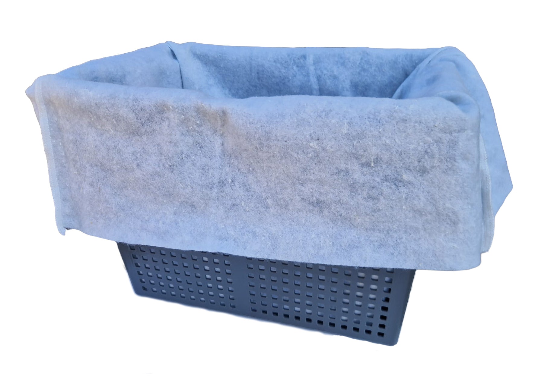 Our filtration box holding the MF filter lining which is rated at 100 microns