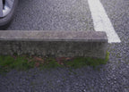 photo showing moss on tarmac that can be removed with our cleaning products
