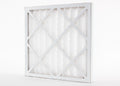 pleated panel filter showing dust filter with cardboard frame