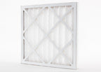 pleated panel filter showing dust filter with cardboard frame